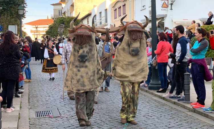 Desfile de mascarados em Bragança